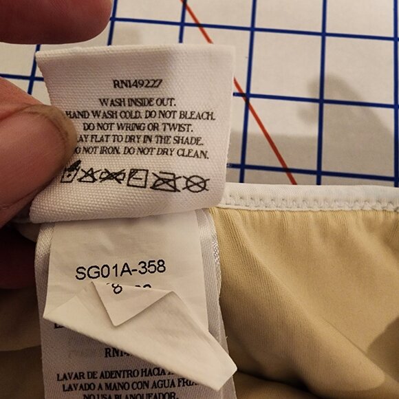 Shade Critters Textured Cut Out Daisy 1 Shoulder Swimsuit Blue Size 10, - Picture 7 of 13